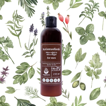 MagicHerb Krémtusfürdő shea olajjal - For men, parfümös illattal- 250 ml