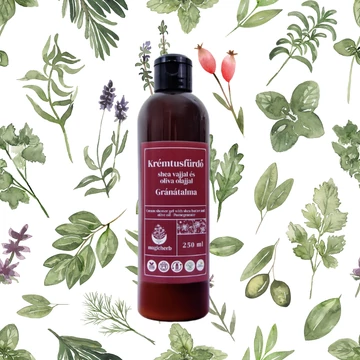 MagicHerb Krémtusfürdő shea olajjal - Gránátalma - 250 ml