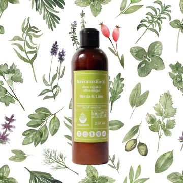 MagicHerb Krémtusfürdő shea olajjal - Menta-lime - 250 ml