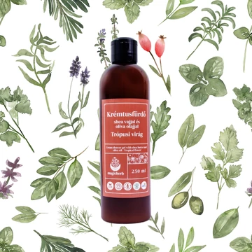 MagicHerb Krémtusfürdő shea olajjal - Trópusi virág  - 250 ml