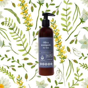MagicHerb Oliva testápoló - For men -Fás és fűszeres jegyek - 250 ml