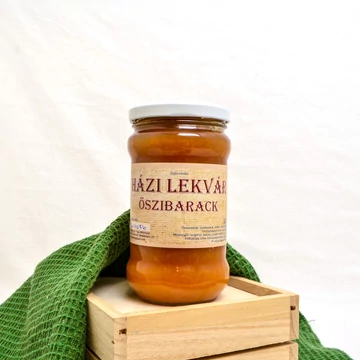 Kistermelői Házi Őszibarack lekvár  Cukor nélkül  315 ml