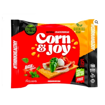 Corn&Joy Extrudált kenyér - bazsalikom, paradicsom  80g
