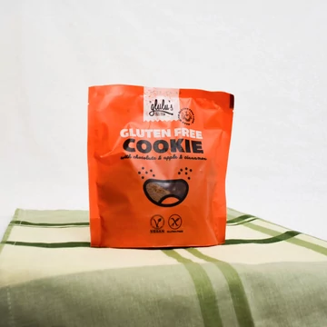 Glulu&#039;s FreeFrom Csokoládés Almás-fahéjas keksz 100g