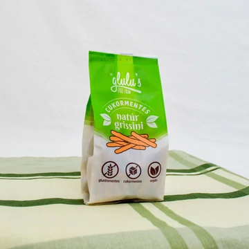 Glulu's FreeFrom Cukormentes Natúr grissini 70g