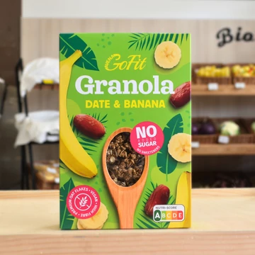 Avena Gofit Gluténmentes Banános-Datolyás Granola hozzáadott cukor és édesítőszer nélkül 250 g