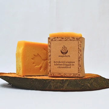 MagicHerb kézműves szappa kecsketejjel: körömvirággal és citromfűvel