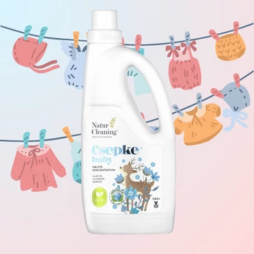 Csepke Baby allergénmentes Öblítő -0m+  1 liter