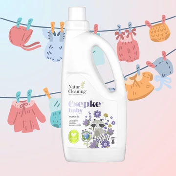 Csepke Baby Mosógél -levendula olajjal 3m+ 1l