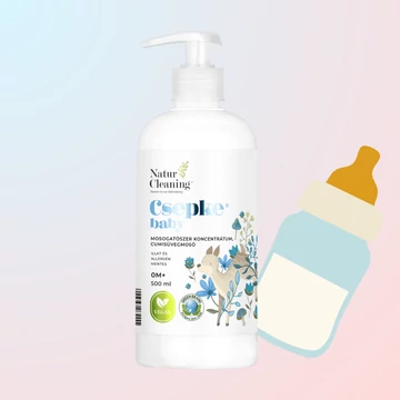 Csepke Baby Mosogatószer koncentrátum, CumisÜvegmosó 0m+ 500 ml