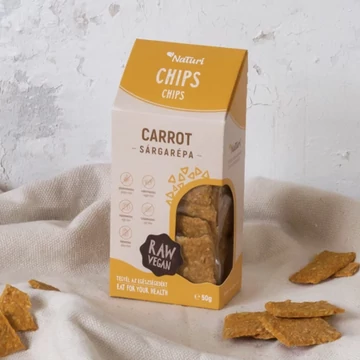 NaTuri - Sárgarépás Chips 50g