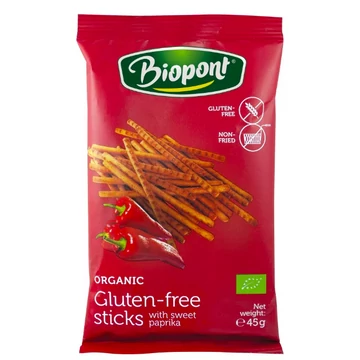 BioPont Bio Ropi: GM pirospaprikás Sóspálcika - 45g