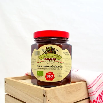 Virágoskút Bio Szamócalekvár 180g 