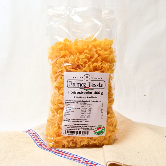 Balmaz Tészta Fodroskocka 400g