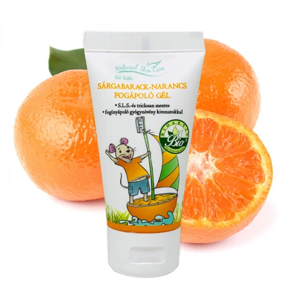 Naturissimo Sárgabarack-narancs Fogápoló gél 50ml