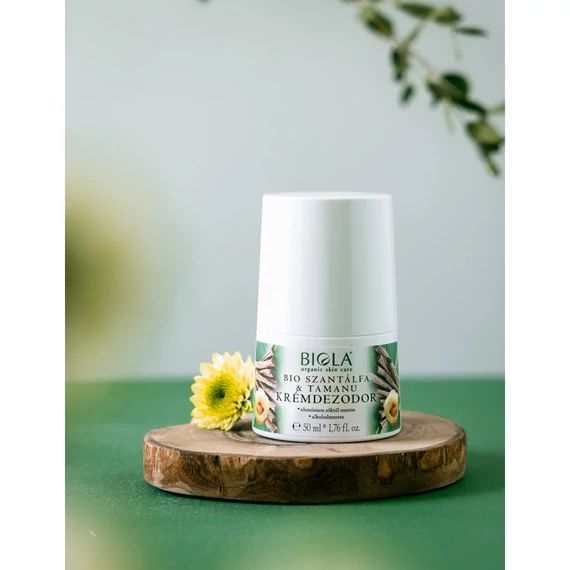 Biola Bio Szantálfa&Tamanu Krémdezodor 50ml