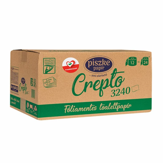 Crepto WC papír ( 3 rétegű 12 tekercs ) 