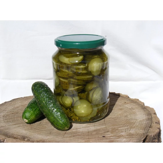 Kistermelői Házi savanyúság szeletelt uborka 720 ml