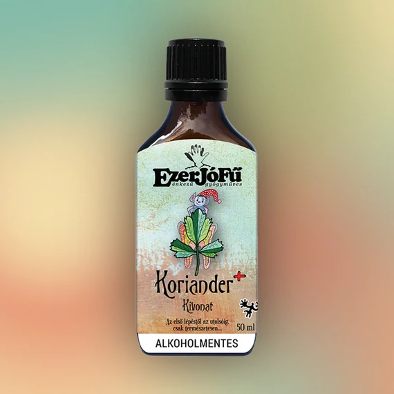 EzerjóFű Koriander+ alkoholmentes kivonat 50ml