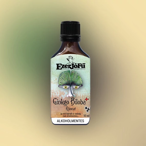 EzerjóFű Gingko Biloba+ alkoholmentes kivonat 50ml