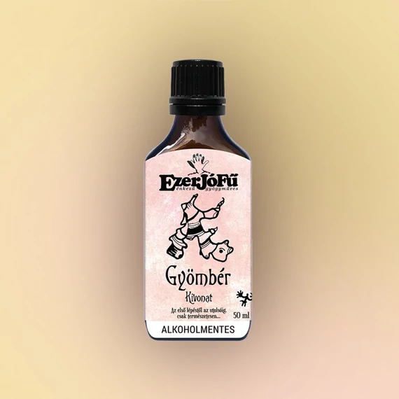 EzerjóFű Gyömbér alkoholmentes kivonat 50ml
