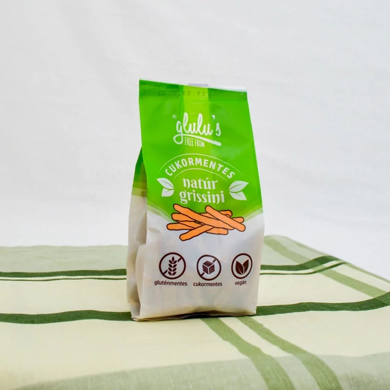 Glulu's FreeFrom Cukormentes Natúr grissini 70g