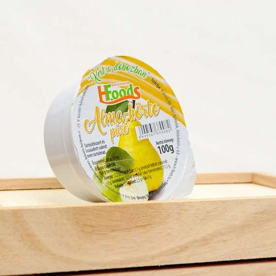 Kert a dobozban Alma-körte püré 100g 