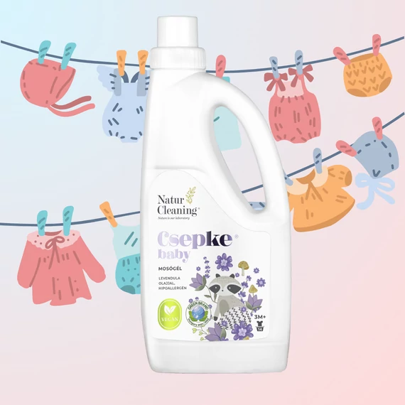 Csepke Baby Mosógél -levendula olajjal 3m+  1l