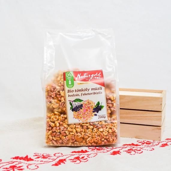 Naturgold Bio Tönköly Müzli bodzás feketeribizlis  200gr 