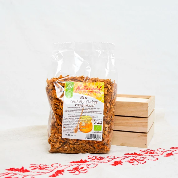 Naturgold Bio Tönköly Flakes virágmézzel  250 gr