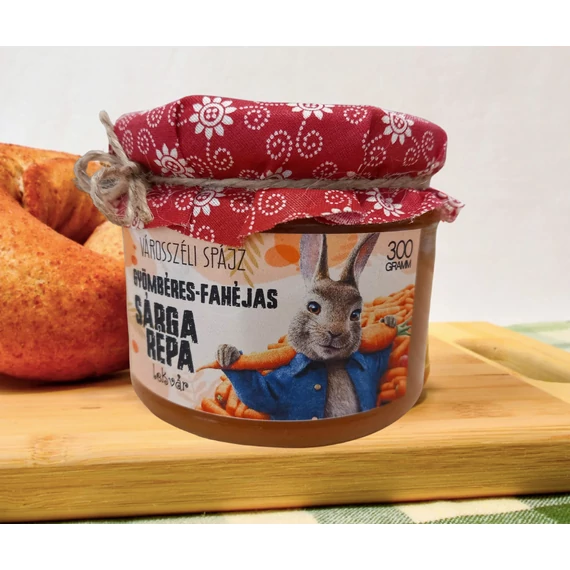Városszéli Spájz Gyömbére-fahéjas Sárgarépa lekvár 330g
