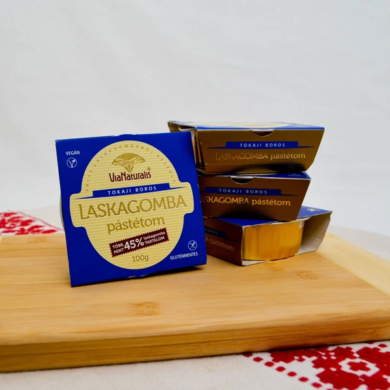ViaNaturális Laskagomba pástétom Tokaji boros 100g
