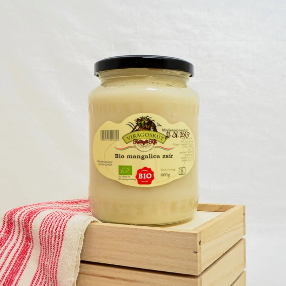Virágoskút Bio Mangalica zsír 600g 